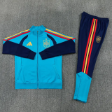2026-27 Spain Lake blue Jacket Tracksuit #02