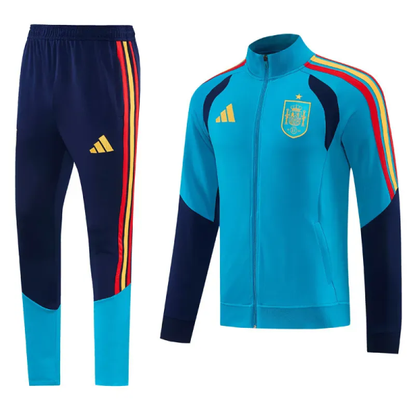 2026-27 Spain Lake blue Jacket Tracksuit #02