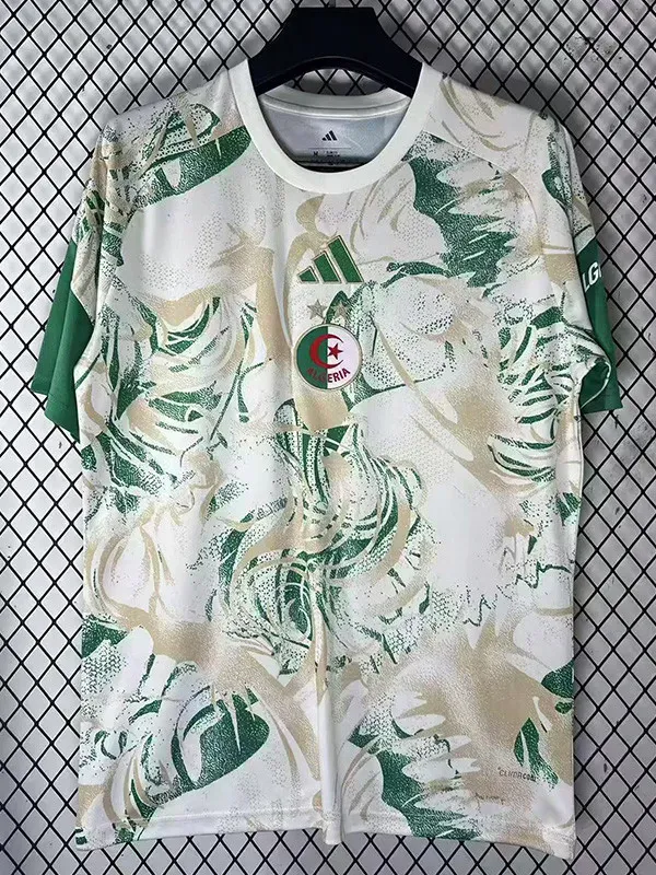 2026-27 Algeria Green Yellow White Training shirts