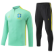 2026-27 Brazil Light green Half Pull Tracksuit (半拉链)