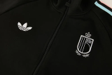 2026-27 Belgium Black Jacket Tracksuit #01