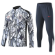 2026-27 England White Half Pull Tracksuit (涂鸦半拉链)
