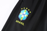 2026-27 Brazil Green Kids Half Pull Tracksuit (童装)(涂鸦半拉链)