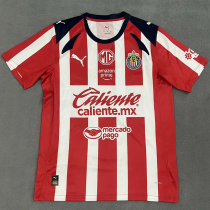 25-26 Chivas Guadalajara Home Fans Soccer Jersey