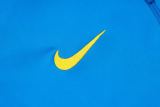 2026-27 Brazil Lake blue Half Pull Tracksuit #B26041(半拉链)