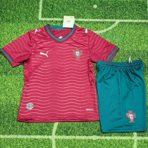 2026-27 Portugal Home Kids Soccer Jersey