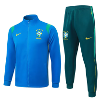 2026-27 Brazil Lake blue Jacket Tracksuit #A26043
