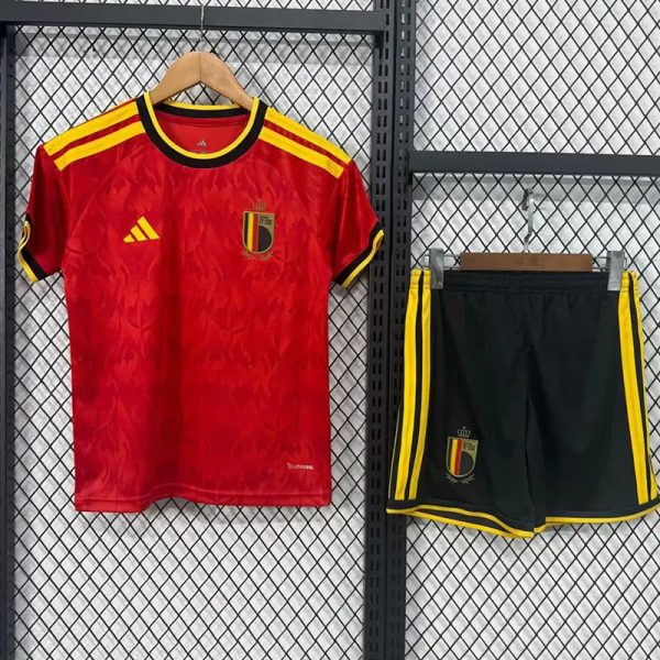 2026-27 Belgium Home Kids Soccer Jersey