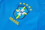 2026-27 Brazil Lake blue Half Pull Tracksuit #B26041(半拉链)
