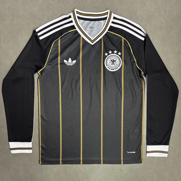 2026-27 Germany Black Gold Long Sleeve Soccer Jersey (长袖)