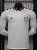 2026-27 Spain Away Long Sleeve Player Version Soccer Jersey (长袖球员)
