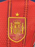 2026-27 Spain Home Long Sleeve Player Version Soccer Jersey (长袖球员)