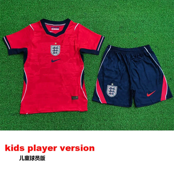 2026-27 England Away Kids Player Version Soccer Jersey (球员童装)