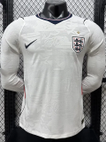 2026-27 England Home Long Sleeve Player Version Soccer Jersey (长袖球员)