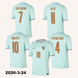 2026-27 France Away Kids Soccer Jersey