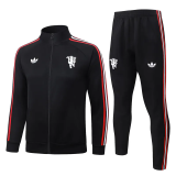26-27 Man Utd Black Jacket Tracksuit #A26045