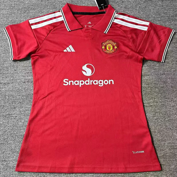 26-27 Man Utd Home Women Soccer Jersey (女)