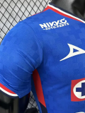 25-26 Cruz Azul Home Player Version Soccer Jersey