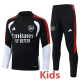 26-27 ARS Black Kids Half Pull Tracksuit #E26040(童装)(半拉链)
