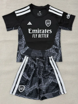 26-27 ARS Black Goalkeeper Kids Soccer Jersey