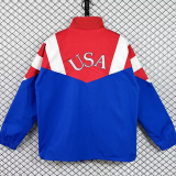 1994 USA Red Blue Retro Windbreaker
