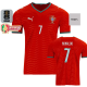 2026-27 Portugal Home World Cup Legacy Ronaldo #7 Fans Soccer Jersey
