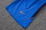 26-27 France Fancy blue Tank top and shorts suit #D26032