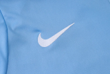 26-27 England Light blue Half Pull Tracksuit #B26052(半拉链)