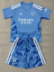 26-27 ARS Lake blue Goalkeeper Kids Soccer Jersey