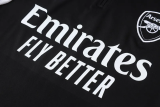 26-27 ARS Black Half Pull Tracksuit #B26030(半拉链)
