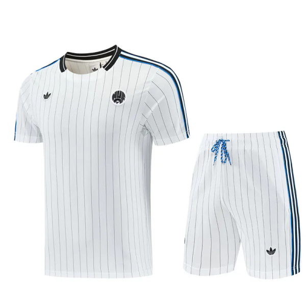 26-27 Newcastle White Training Short Suit