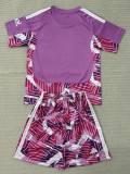 26-27 ARS Pink Purple Goalkeeper Kids Soccer Jersey