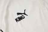 26-27 Man City Beige Kids Half Pull Tracksuit #E26054(童装)(半拉链)