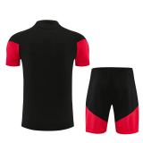 26-27 Man Utd Black Training Short Suit