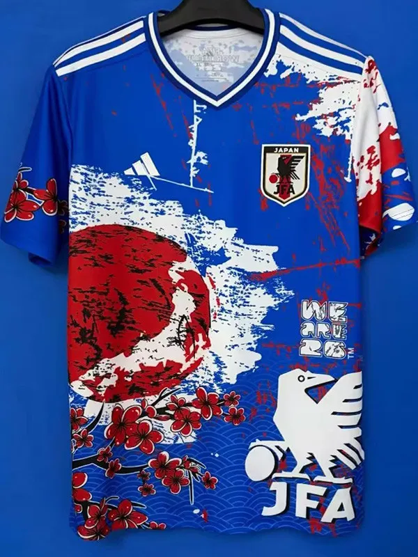 2026-27 Japan Special Edition Training shirts (蓝梅花月)