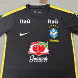 2026-27 Brazil Black Training shirts (Nk标带广告)