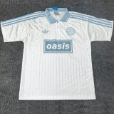 2025 Ad Oasis Joint Edition #25 White Polo Short Sleeve (浅蓝边)