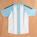 2002 Argentina Home Retro Soccer Jersey