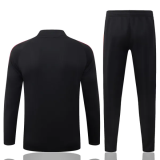 26-27 Man Utd Black Kids Half Pull Tracksuit #E26072(童装)(半拉链)