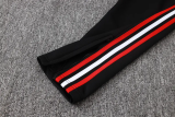 26-27 Man Utd Black Kids Jacket Tracksuit #E26065(童装)