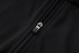26-27 Man Utd Black Kids Half Pull Tracksuit #E26072(童装)(半拉链)