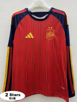 2026-27 Spain Home Long Sleeve Soccer Jersey (长袖)