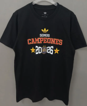2026 Spain Black Campeones High Quality T-Shirt (三叶标)