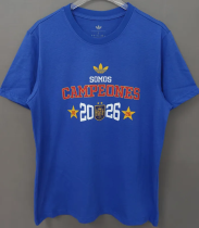 2026 Spain Fancy blue Campeones High Quality T-Shirt (三叶标)