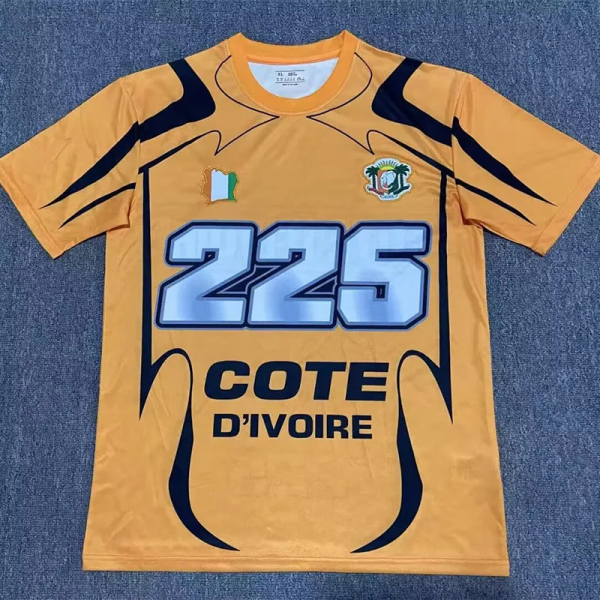 26-27 Ivory Coast Yellow 225 Special Edition Training shirts