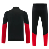 26-27 Man Utd Black Red Jacket Tracksuit