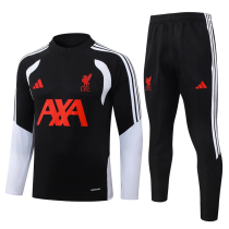26-27 LIV Black Half Pull Tracksuit #B26081(半拉链)