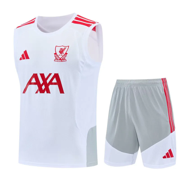 26-27 LIV White Tank top and shorts suit