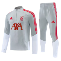 26-27 LIV Gray Half Pull Tracksuit (半拉链)