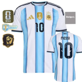 26-27 Argentina Home World Cup Legacy Messi #10 Player Version Soccer Jersey